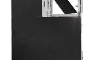 Energy-efficient outdoor LED cabinet used for operating energy calculations