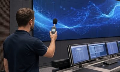 Acoustic performance should be measured with the LED wall and room systems in agreed operating states.